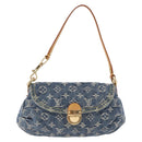 LOUIS VUITTON Monogram Denim Mini Preity Shoulder Bag Blue M95050 Auth 195235SAM-13