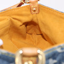 LOUIS VUITTON Monogram Denim Mini Preity Shoulder Bag Blue M95050 Auth 195235SAM-22
