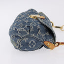 LOUIS VUITTON Monogram Denim Mini Preity Shoulder Bag Blue M95050 Auth 195235SAM-3