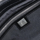 FENDI Chain Shoulder Bag Velor Black Auth 195236A-19