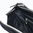 FENDI Chain Shoulder Bag Velor Black Auth 195236A-21
