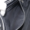 FENDI Chain Shoulder Bag Velor Black Auth 195236A-23