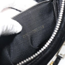 FENDI Chain Shoulder Bag Velor Black Auth 195236A-12