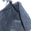 CHANEL Matelasse 25 Airline Shoulder Bag Canvas White Silver CC Auth 195237SAM-23
