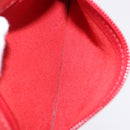 LOEWE Hand Bag Leather 2way Red Gold Auth 195246A-28