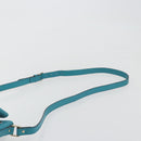 GUCCI Diamante Shoulder Bag Leather Blue Silver 354229 Auth 195248A-9