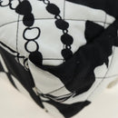 CHANEL Matelasse Chain Shoulder Bag Satin 2way White Gold CC Auth 195250M-20