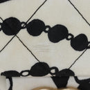 CHANEL Matelasse Chain Shoulder Bag Satin 2way White Gold CC Auth 195250M-2