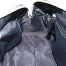 Christian Dior Trotter Canvas Boston Bag Black Silver Auth 195251V-18