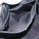 Christian Dior Trotter Canvas Boston Bag Black Silver Auth 195251V-20