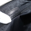 Christian Dior Trotter Canvas Boston Bag Black Silver Auth 195251V-21