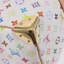 LOUIS VUITTON Monogram Multicolor Keepall 45 Bag White M92641 LV Auth 195255SM-16