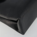Salvatore Ferragamo Shoulder Bag Leather Black Gold Auth 195262-14