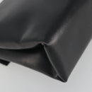 Salvatore Ferragamo Shoulder Bag Leather Black Gold Auth 195262-16