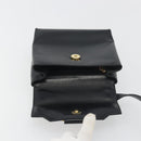 Salvatore Ferragamo Shoulder Bag Leather Black Gold Auth 195262-18