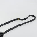 Salvatore Ferragamo Shoulder Bag Leather Black Gold Auth 195262-8