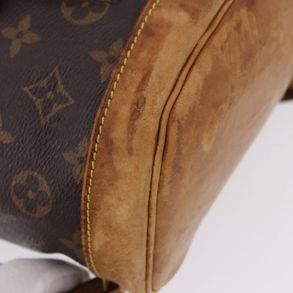 LOUIS VUITTON Monogram Montsouris MM Backpack M51136 LV Auth 195265