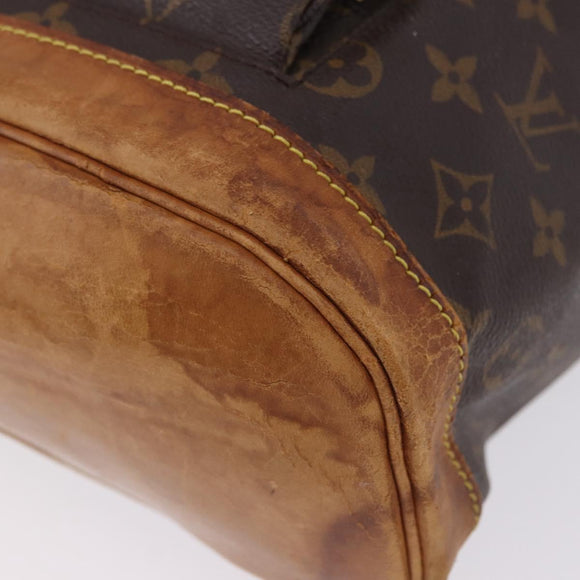 LOUIS VUITTON Monogram Montsouris MM Backpack M51136 LV Auth 195265