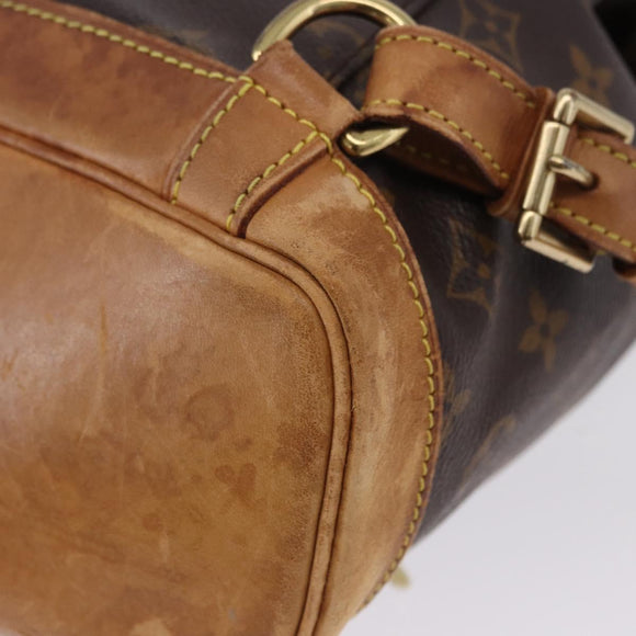 LOUIS VUITTON Monogram Montsouris MM Backpack M51136 LV Auth 195265