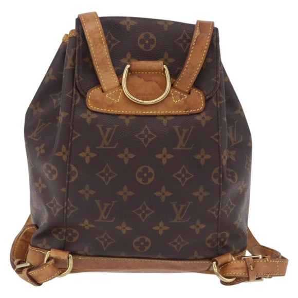 LOUIS VUITTON Monogram Montsouris MM Backpack M51136 LV Auth 195265