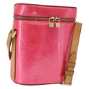 LOUIS VUITTON Monogram Vernis Sullivan Vertical Fuchsia Pink M91259 Auth 195267-1