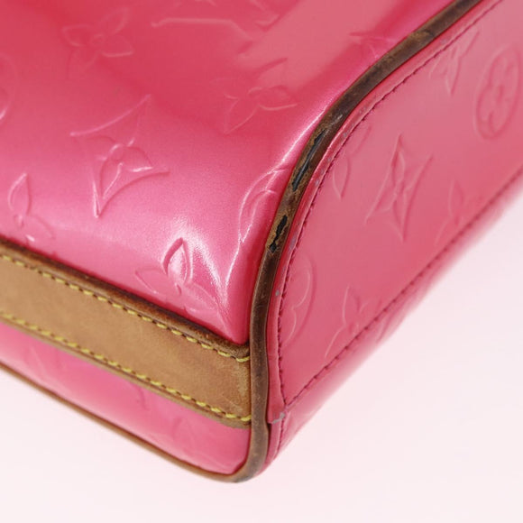LOUIS VUITTON Monogram Vernis Sullivan Vertical Fuchsia Pink M91259 Auth 195267