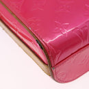LOUIS VUITTON Monogram Vernis Sullivan Vertical Fuchsia Pink M91259 Auth 195267-12
