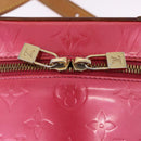 LOUIS VUITTON Monogram Vernis Sullivan Vertical Fuchsia Pink M91259 Auth 195267-14