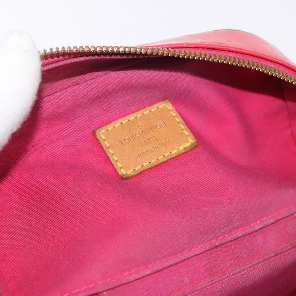 LOUIS VUITTON Monogram Vernis Sullivan Vertical Fuchsia Pink M91259 Auth 195267
