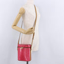 LOUIS VUITTON Monogram Vernis Sullivan Vertical Fuchsia Pink M91259 Auth 195267-23