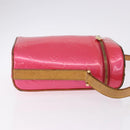 LOUIS VUITTON Monogram Vernis Sullivan Vertical Fuchsia Pink M91259 Auth 195267-4