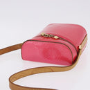 LOUIS VUITTON Monogram Vernis Sullivan Vertical Fuchsia Pink M91259 Auth 195267-6