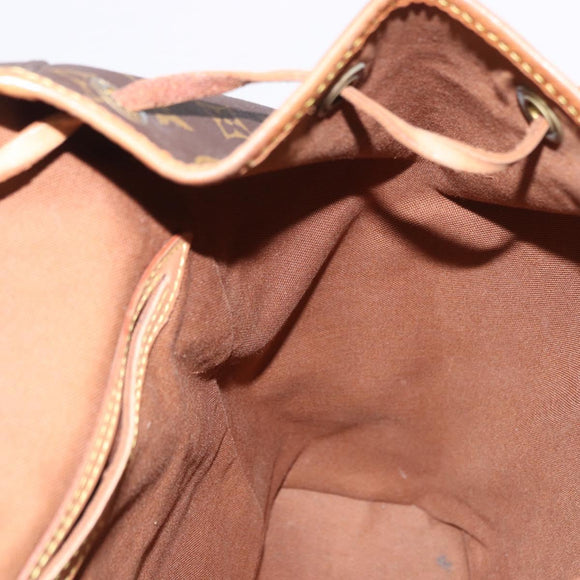 LOUIS VUITTON Monogram Montsouris GM Backpack M51135 LV Auth 195269A
