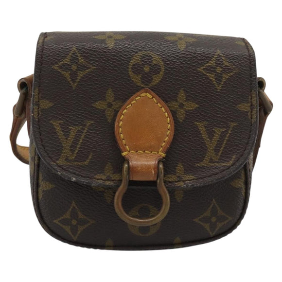 LOUIS VUITTON Monogram Bebe Monogram Saint Cloud Bag M51245 LV Auth 195275