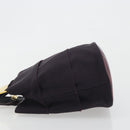 Salvatore Ferragamo Vala Hand Bag Canvas Purple Gold Auth 195276-5