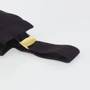 Salvatore Ferragamo Vala Hand Bag Canvas Purple Gold Auth 195276-7