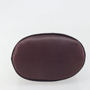 Salvatore Ferragamo Vala Hand Bag Canvas Purple Gold Auth 195276-9