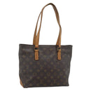 LOUIS VUITTON Monogram Cabas Piano Tote Bag M51148 LV Auth 195278-1