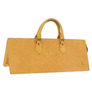 LOUIS VUITTON Epi Sac Triangle Hand Bag Yellow M52099 LV Auth 195279-1