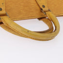 LOUIS VUITTON Epi Sac Triangle Hand Bag Yellow M52099 LV Auth 195279-7