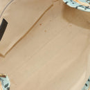 LOEWE Tote Bag Canvas Paula's Ibiza Collaboration Light Blue Silver Auth 195281A-11