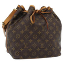LOUIS VUITTON Monogram Petit Noe Shoulder Bag M42226 LV Auth 195284V-1