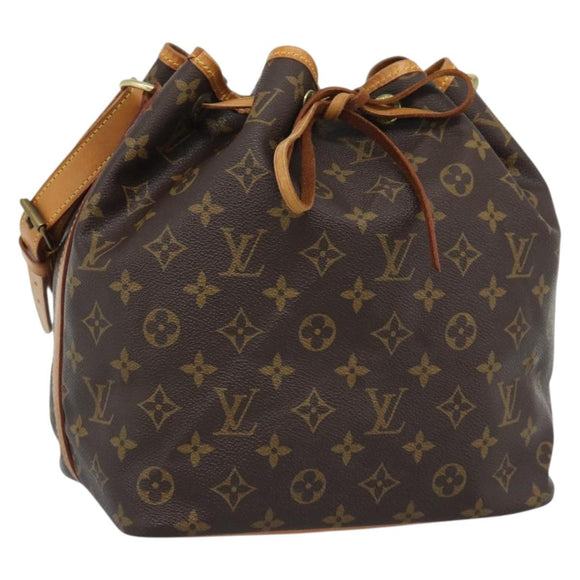 LOUIS VUITTON Monogram Petit Noe Shoulder Bag M42226 LV Auth 195284V