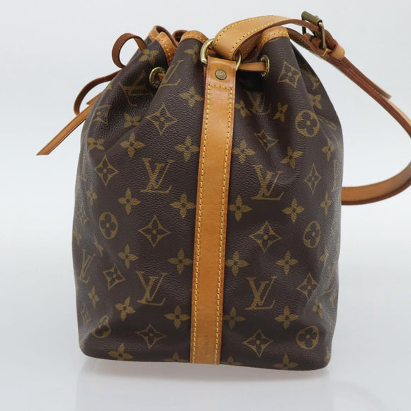 LOUIS VUITTON Monogram Petit Noe Shoulder Bag M42226 LV Auth 195284V
