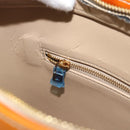LOUIS VUITTON Monogram Vernis Houston Hand Bag Beige M91004 LV Auth 195288-19