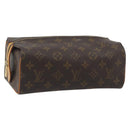 LOUIS VUITTON Trousse Patte Pression Cosmetic Pouch M47636 LV Auth 195289-1