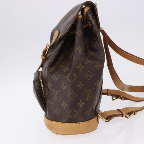 LOUIS VUITTON Monogram Montsouris MM Backpack M51136 LV Auth 195290A