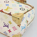 LOUIS VUITTON Monogram Multicolor Trouville Hand Bag White M92663 LV Auth 195291-9