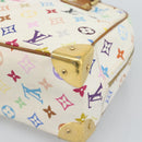 LOUIS VUITTON Monogram Multicolor Trouville Hand Bag White M92663 LV Auth 195291-15