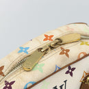 LOUIS VUITTON Monogram Multicolor Trouville Hand Bag White M92663 LV Auth 195291-10